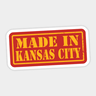 Made in Kansas City Missouri - stamp 2.0 Sticker